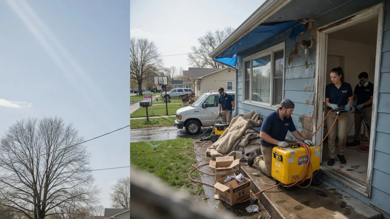 Basement Flood Cleanup in Dell Rapids, SD near me